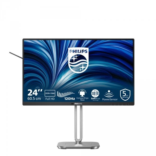 Monitor Philips 23,8&amp;quot; 24B2N4200/00 IPS FHD 120Hz VGA HDMI DP HUB USB głośniki