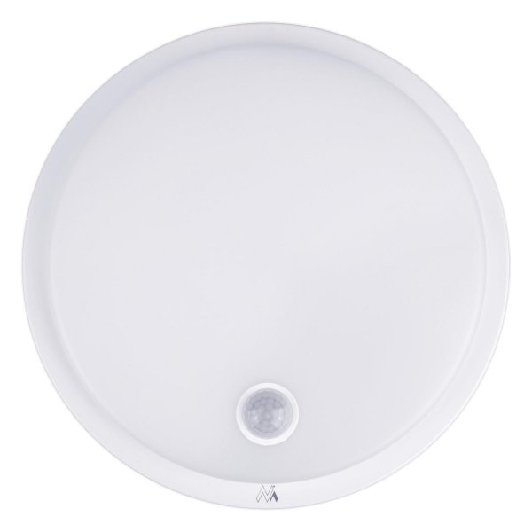 Lampa LED z czujnikiem ruchu Maclean , czujnik PIR, kolor biały, 10W, IP65, 1000lm, barwa neutralna, MCE525 W