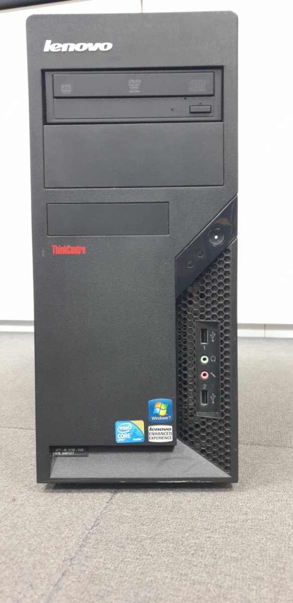 LENOVO KOMPUTER THINKCENTRE M58 MiniTower C2D E8500 4GB 500GB DVD-RW WIN10PRO - VINTAGE