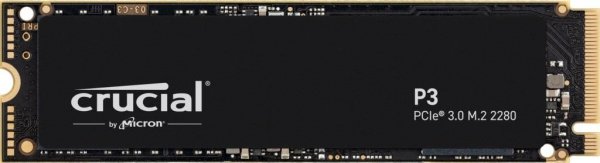 Dysk SSD Crucial P3 2TB M.2 2280 PCIe 3.0 NVMe (3500/3000 MB/s)