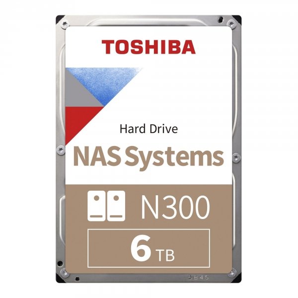 Dysk Toshiba N300 HDWG760EZSTA 6TB 3,5&amp;quot; 7200 512MB SATA III NAS RETAIL