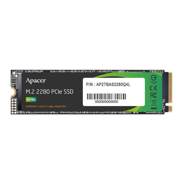 Dysk SSD Apacer AS2280Q4L 2TB M.2 PCIe Gen4x4 2280 (3600/2800 MB/s) 3D NAND - POSERWI