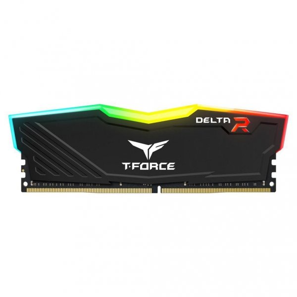Pamięć DDR4 Team Group T-FORCE Delta RGB 16GB (1x16GB) 3200MHz CL16 1,35V Czarna
