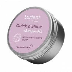 QUICK & SHINE shampoo bar (metal can)