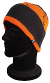 CPR993 FOX CZAPKA Black & Orange Beanie 