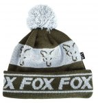 CPR990 FOX Czapka GREEN & SILVER LINED BOBBLE 