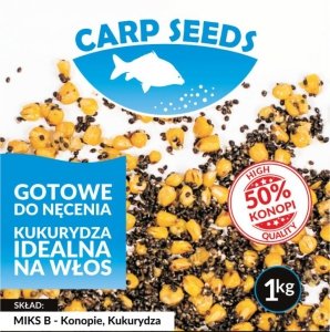 Carp Seeds Miks B – konopie, kukurydza – 1 kg