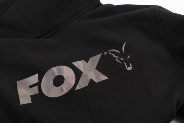 CFX074 FOX BLUZA BLACK/CAMO HIGH NECK M