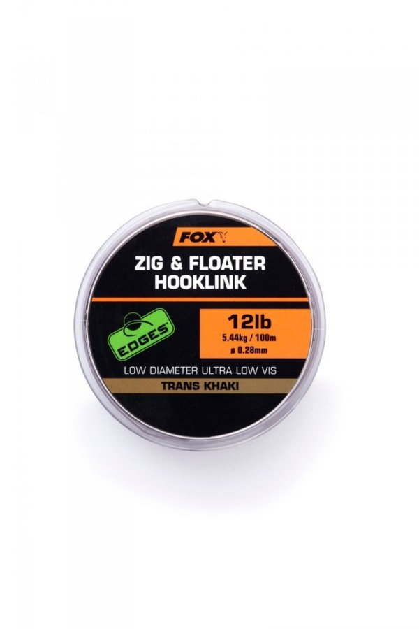 CML168  FOX EDGES ZIG &amp; FLOATER HOOKLINK 0,26mm 10lb