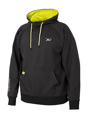 GPR208 MATRIX BLUZA MINIMAL BLACK MARL HOODY XXXL