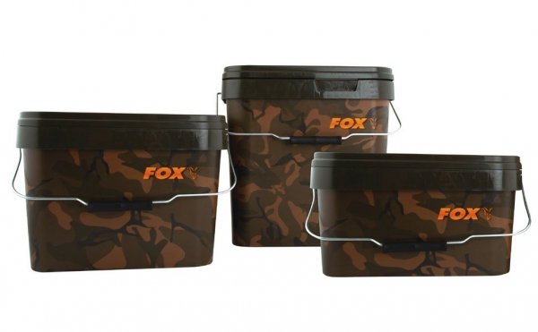 CBT006 Wiadro 10l FOX Camo Square Buckets