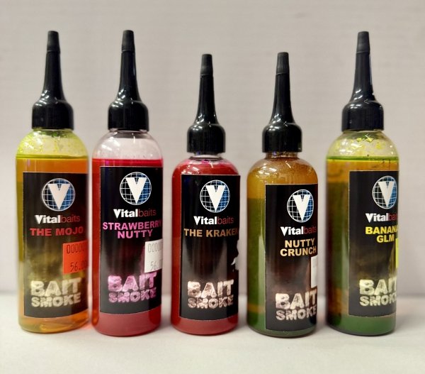 VITAL BAITS  Bait smoke dip NUTTY CRUNCH 100ml