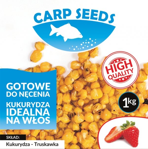 CARP SEEDS Kukurydza truskawkowa 1kg 