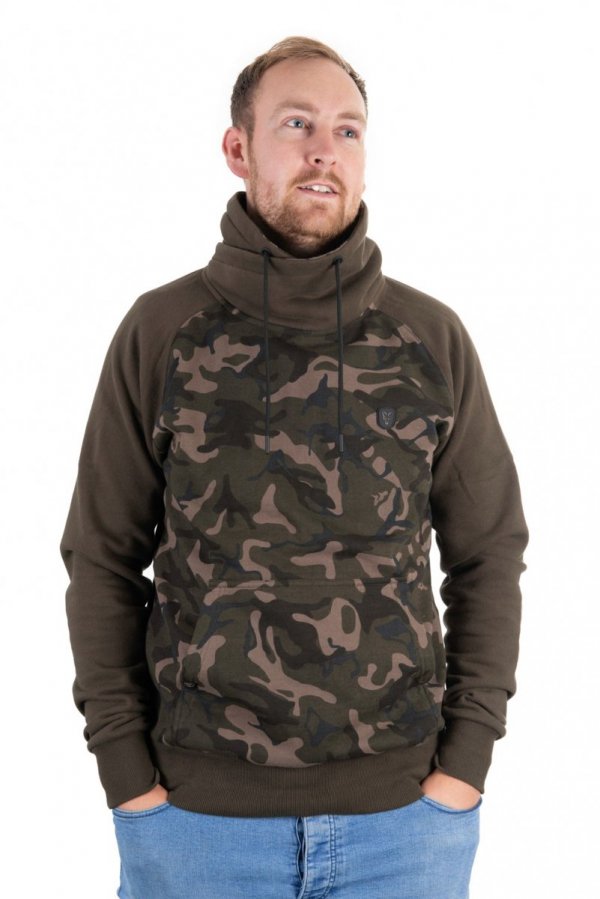 CFX072 FOX BLUZA KHAKI/CAMO HIGH NECK XXXL