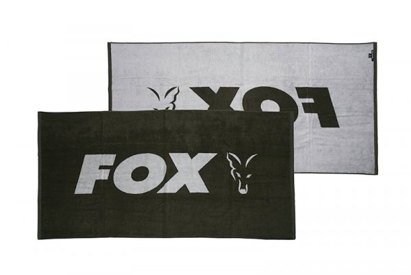 CCL177 FOX RĘCZNIK BEACH TOWEL GREEN &amp; SILVER