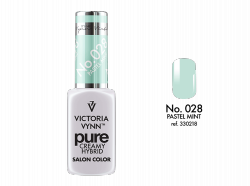 028 Pastel Mint - kremowy lakier hybrydowy Victoria Vynn PURE (8ml)