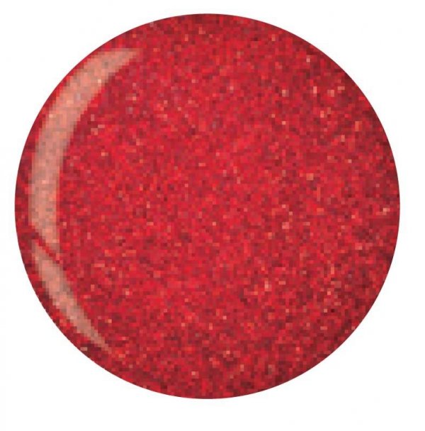 Puder do manicure tytanowy - CUCCIO DIP - Ruby Red Glitter 14G (5531)