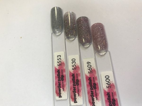 Puder do manicure tytanowy - Cuccio dip 14G - Pink Silver Glitter (5600)