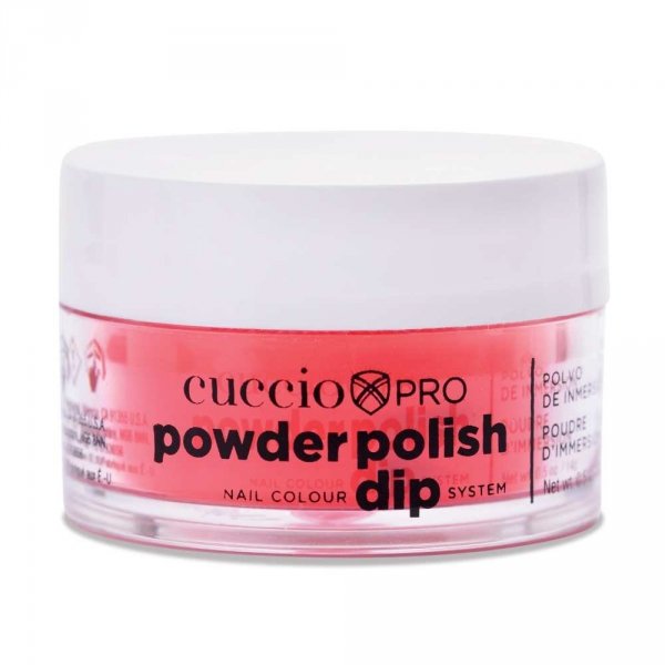 Cuccio manicure tytanowy - 3063 DIP SYSTEM PUDER Neon Red 14 G