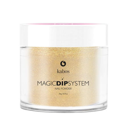 Puder do manicure tytanowy 20g - KABOS Dip  37 Gold Dust 