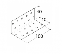 KM14 Kątownik 40x40x100 - 20 szt