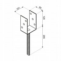 PODSTAWA SŁUPA 100 TYPU U
