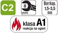 Wkręt samowiercący IMPAX 4,8X19 + EPDM - 250szt RAL 7035