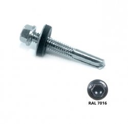 Wkręt samowiercący IMPAX 5,5X35 + EPDM - 250szt RAL 7016