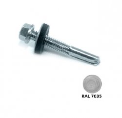Wkręt samowiercący IMPAX 5,5X35 + EPDM - 250szt RAL 7035