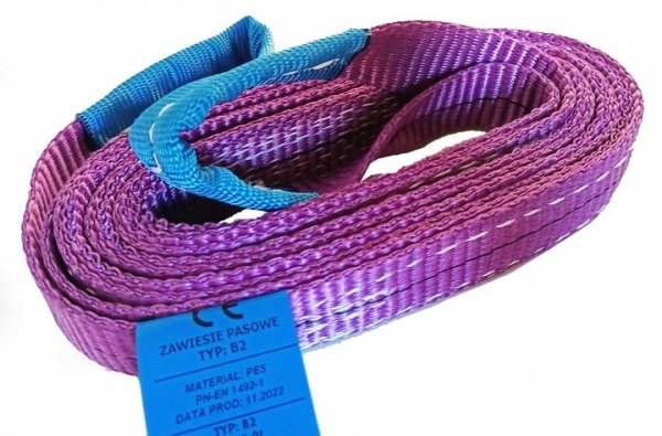Zawiesie pasowe dwuwarstwowe typu B-2 1T 2,0M