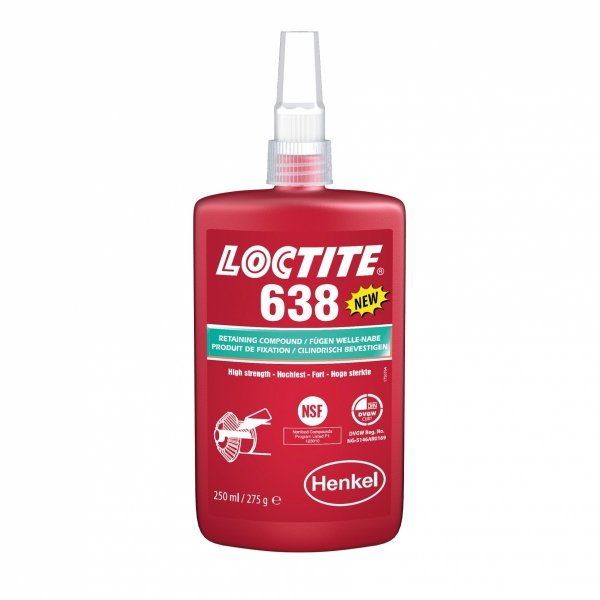 LOCTITE 638 250 ml - środek mocujący do łożysk i tulei