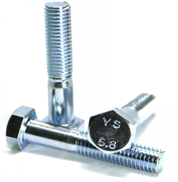 Śruby M16x150 kl.5,8 DIN 931 ocynk - 5 kg