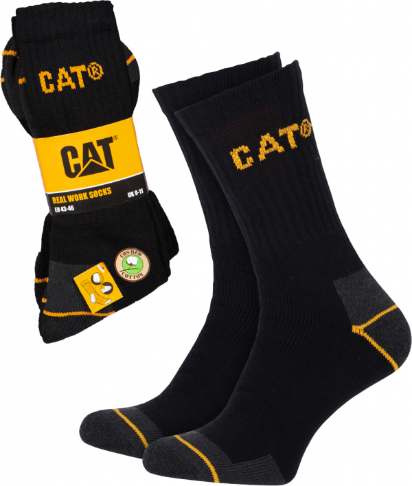 SKARPETY ROBOCZE CAT CZARNE 3 PARY