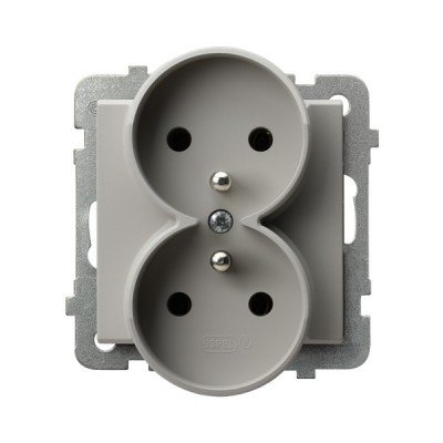 Gniazdo podwójne Sonata kaszmir