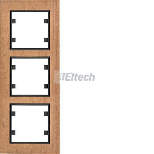 lumina passion Ramka 3-krotna pionowa, drewno buk WL9135