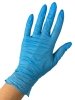 Rękawiczki nitrylowe niebieskie - S