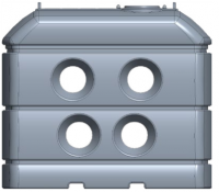 Zbiornik na deszczówkę naziemny SLIM 3500L 