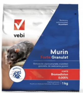Vebi Murin Forte granulat  na szczury i myszy 1kg 