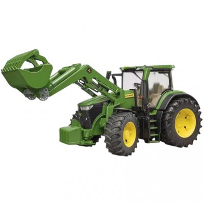 Ciągnik John Deere 7R z ładowaczem czołowym 