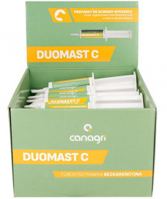 Preparat di ochrony wymienia w okresie laktacji DuoMast C,Can Agri 