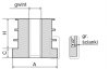 Wkładka gwintowana 32mm M10 ść.1,0-1,2 - 10 sztuk