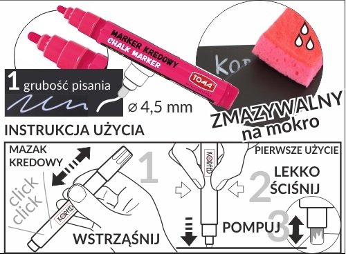 Marker kredowy TOMA