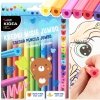 Kredki ołówkowe JUMBO MISIE 12 kolorów KIDEA MIĘKKIE (KMJ12KKA)