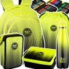 ZESTAW 5 el. Plecak wczesnoszkolny CoolPack JERRY 21 L żółte ombre, GRADIENT LEMON (E29510SET5CZ)