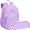 ZESTAW 2 el. Plecak CoolPack RIDER  27 L fioletowy, PASTEL / POWDER PURPLE (F109648SET2CZ)