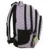 Plecak szkolny młodzieżowy BackUP czarne wzory, ŚRUBKI (PLB2A02)