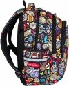 Plecak wczesnoszkolny CoolPack JERRY 21 L potworki, SCARY STICKERS (F029696)