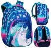 ZESTAW 3 el. Plecak szkolny Colorino PRIMER 19 L jednorożec, UNICORN (F025659SET3CZ)