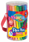 Flamastry 50 sztuk COLORINO KIDS w pudełku z rączką (34708PTR)