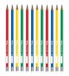 12x Ołówek trójkątny GRUBY do nauki pisania COLORINO Kids (55888SET12CZ)